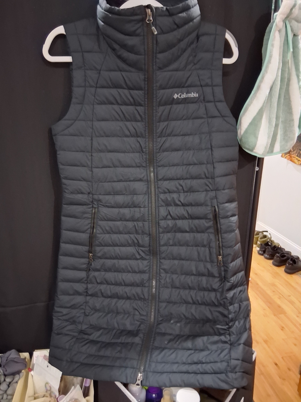 Columbia Women's Black Quilted Puffer Vest